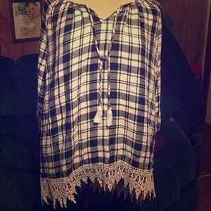 USED New Directions Women’s Plaid Tunic 3X